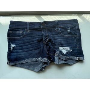 Abercrombie & Fitch Blue Jean Shorts Classic Cut-Off Style